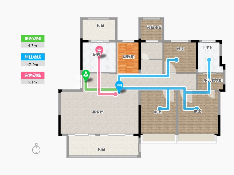 江苏省-苏州市-楠香雅苑-212.00-户型库-动静线