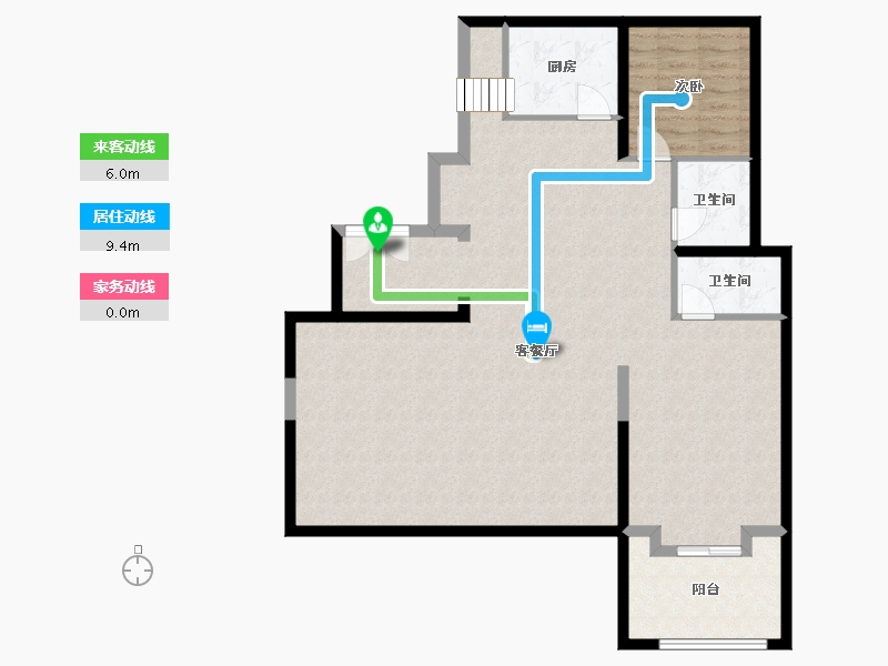 陕西省-西安市-融创西安宸院-113.45-户型库-动静线