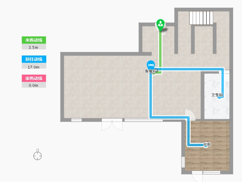 黑龙江省-哈尔滨市-融创建荣·松江宸院-82.24-户型库-动静线