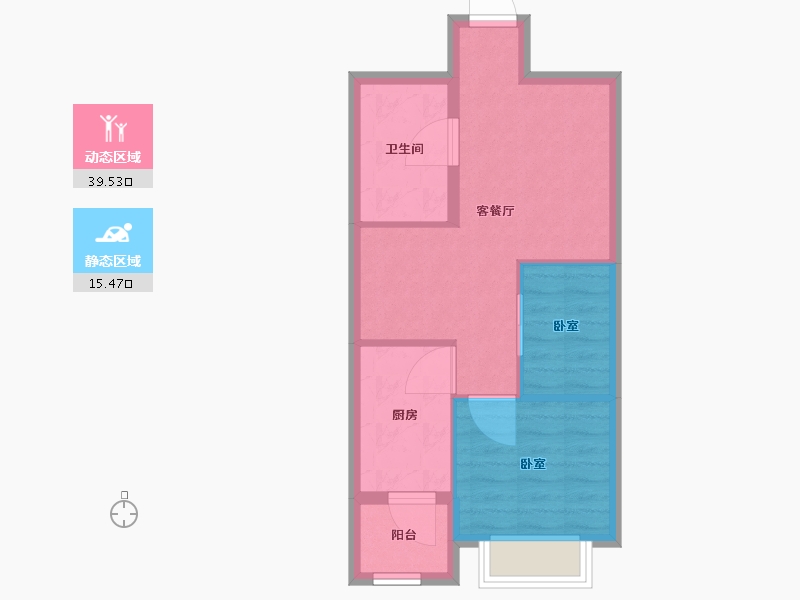 辽宁省-大连市-海创柒贤贡院-49.01-户型库-动静分区