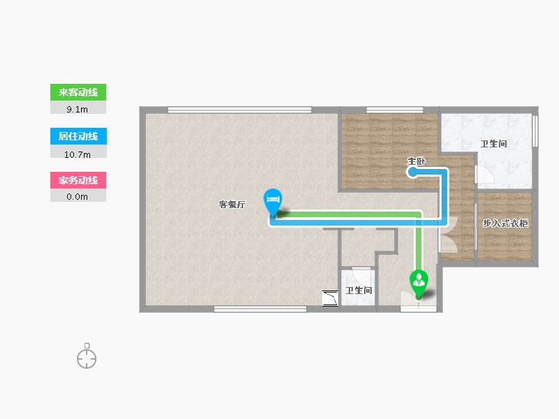 陕西省-榆林市-中国铁建西派中心-116.58-户型库-动静线