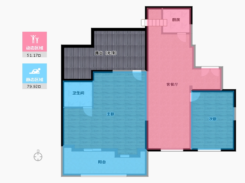 陕西省-西安市-融创西安宸院-140.33-户型库-动静分区