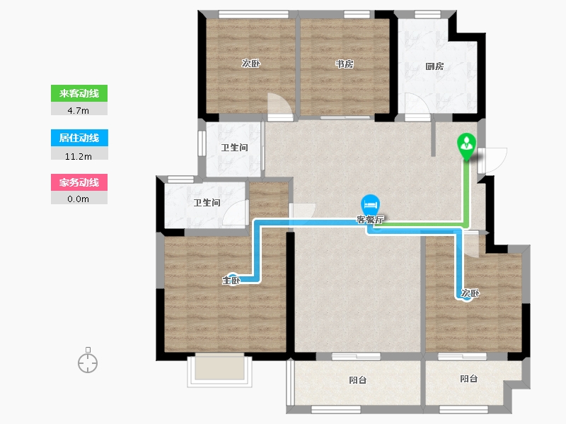 江苏省-盐城市-童翰苑-103.19-户型库-动静线