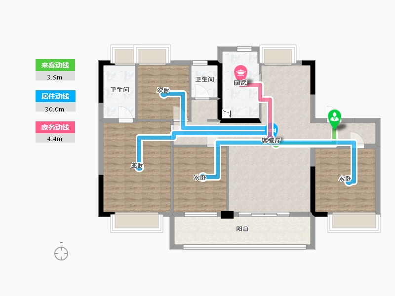 江苏省-盐城市-建湖碧桂园-112.01-户型库-动静线