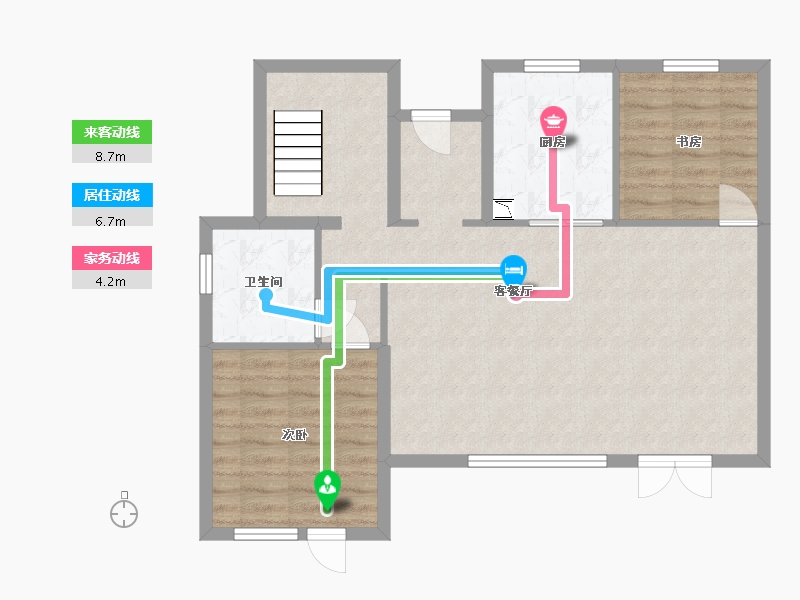 黑龙江省-哈尔滨市-融创建荣·松江宸院-82.33-户型库-动静线