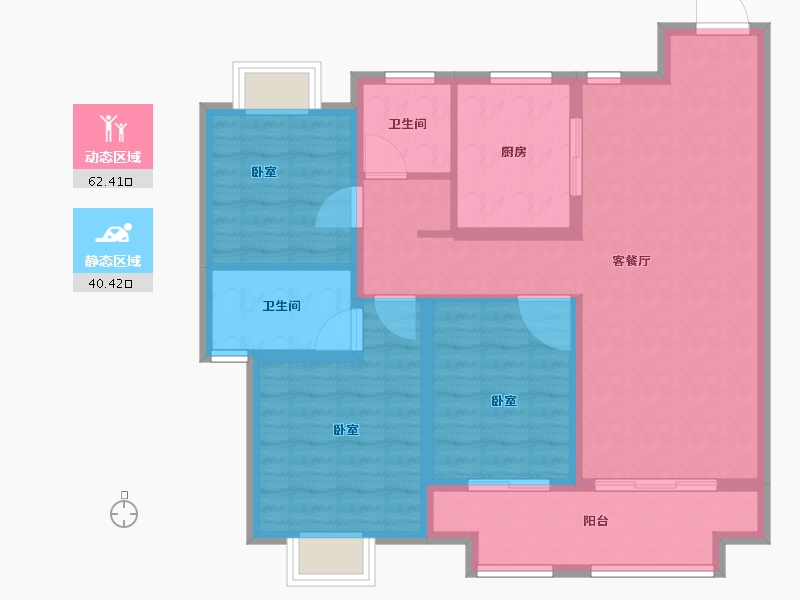 安徽省-宿州市-徐州吾悦广场-91.99-户型库-动静分区