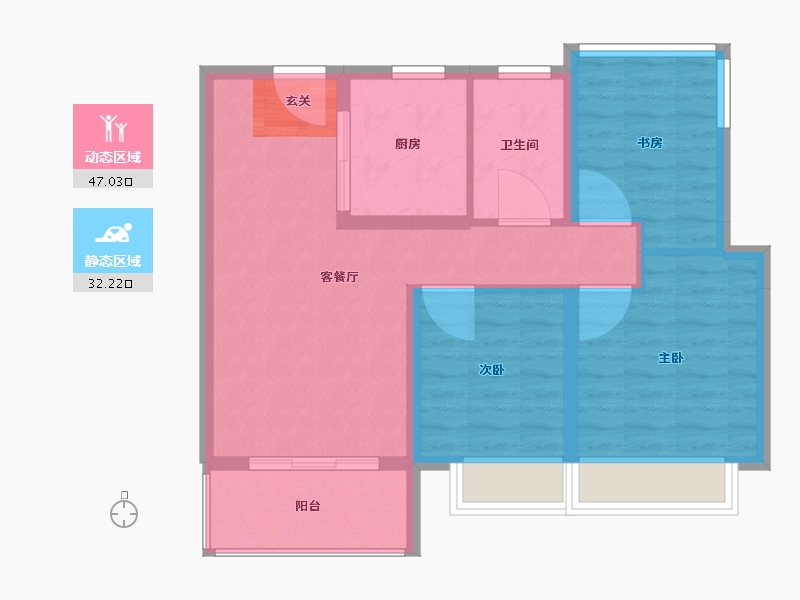 江苏省-南京市-世茂城品-71.01-户型库-动静分区