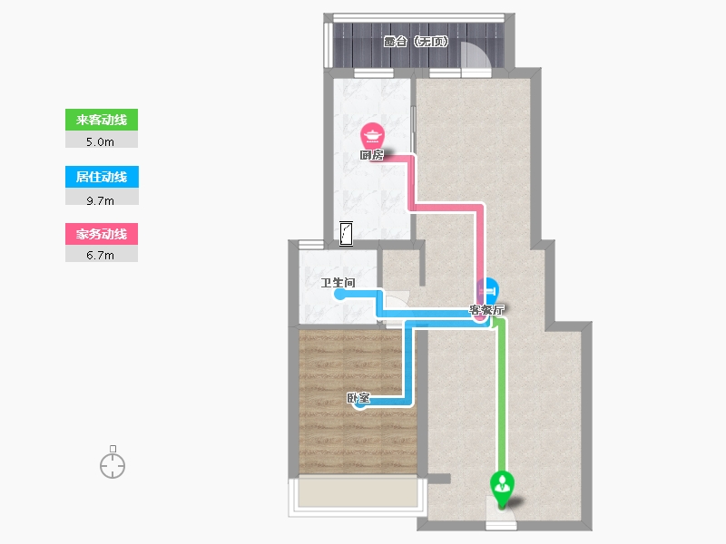 甘肃省-兰州市-保利领秀山-69.79-户型库-动静线