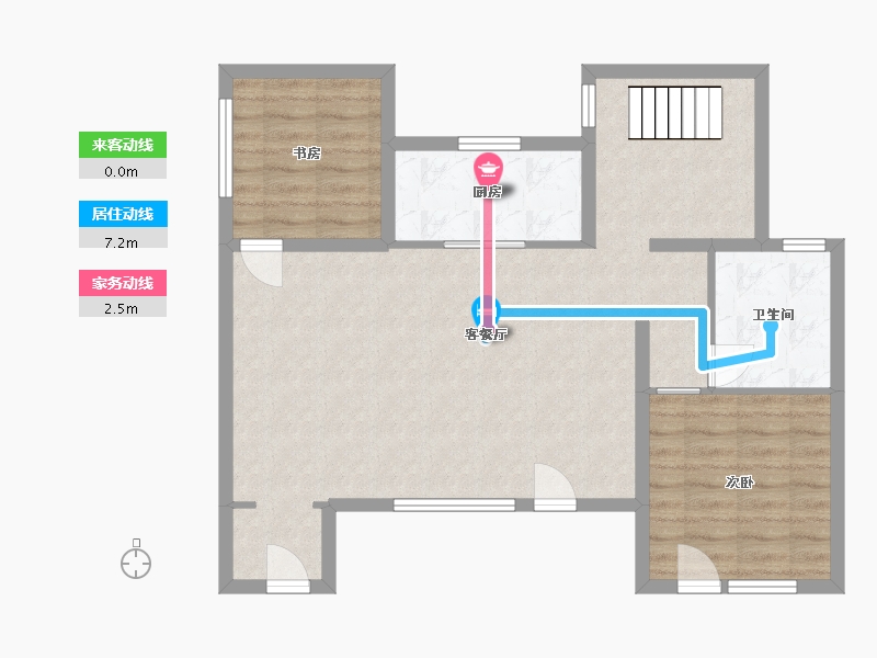 黑龙江省-哈尔滨市-融创建荣·松江宸院-80.80-户型库-动静线