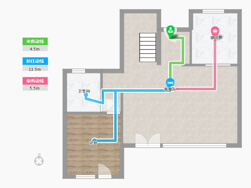 黑龙江省-哈尔滨市-融创建荣·松江宸院-69.26-户型库-动静线