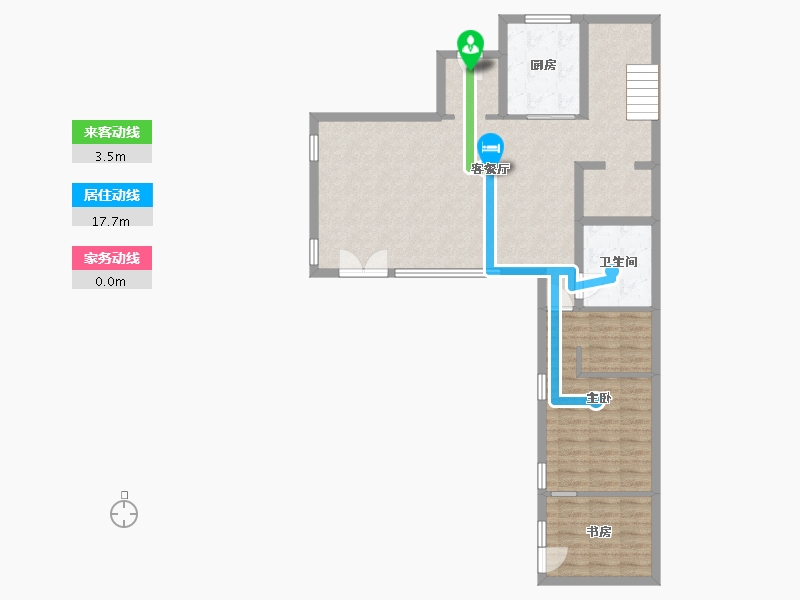 黑龙江省-哈尔滨市-融创建荣·松江宸院-91.44-户型库-动静线