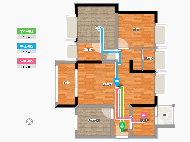 广西壮族自治区-百色市-德能盛世靖城-73.22-户型库-动静线