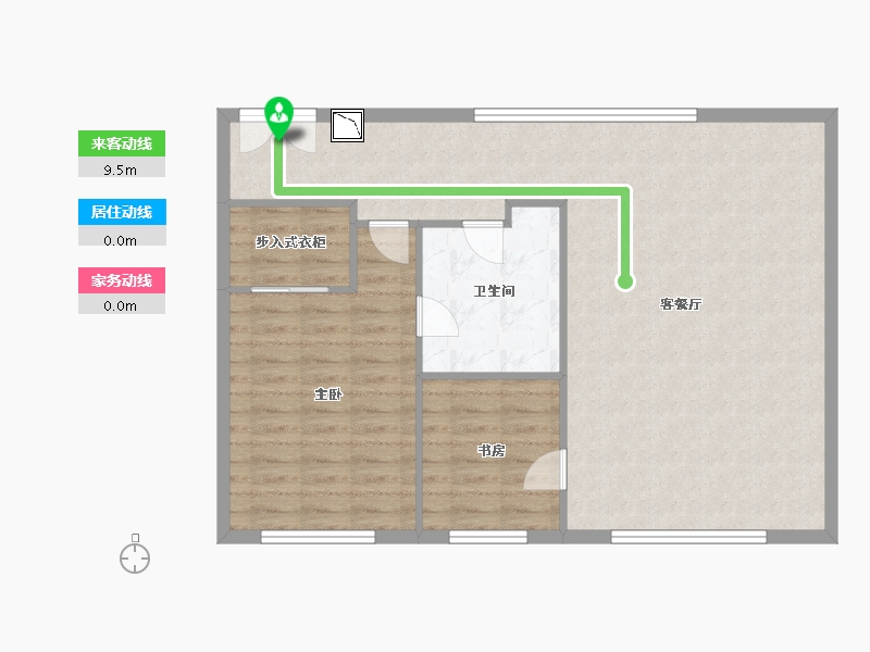 陕西省-榆林市-中国铁建西派中心-89.57-户型库-动静线