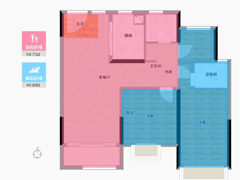 安徽省-宿州市-三巽国建风华-87.23-户型库-动静分区