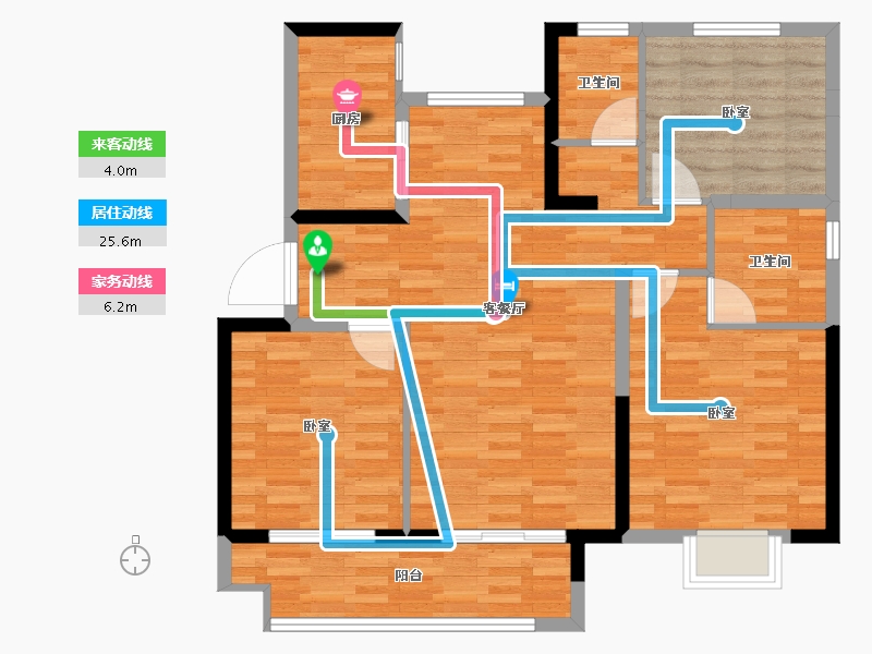 江苏省-常州市-光明光樾华庭-94.00-户型库-动静线