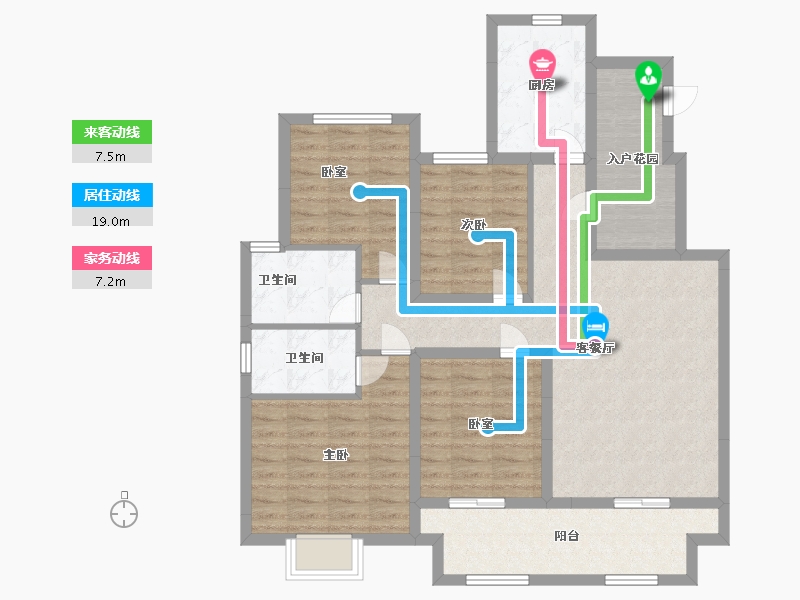 江苏省-镇江市-路劲·港欣城-101.99-户型库-动静线