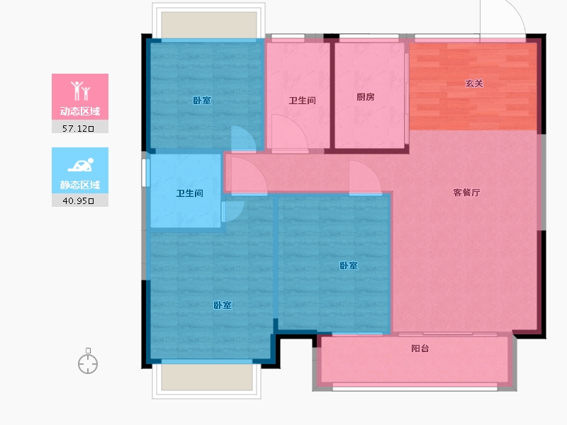 江西省-抚州市-华章硕丰八方城-90.00-户型库-动静分区