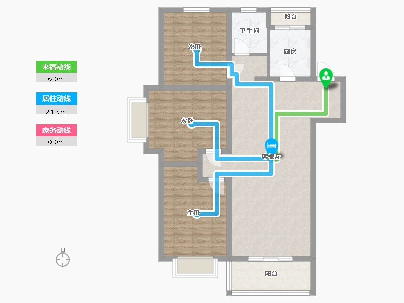 河北省-保定市-王府壹号-96.98-户型库-动静线