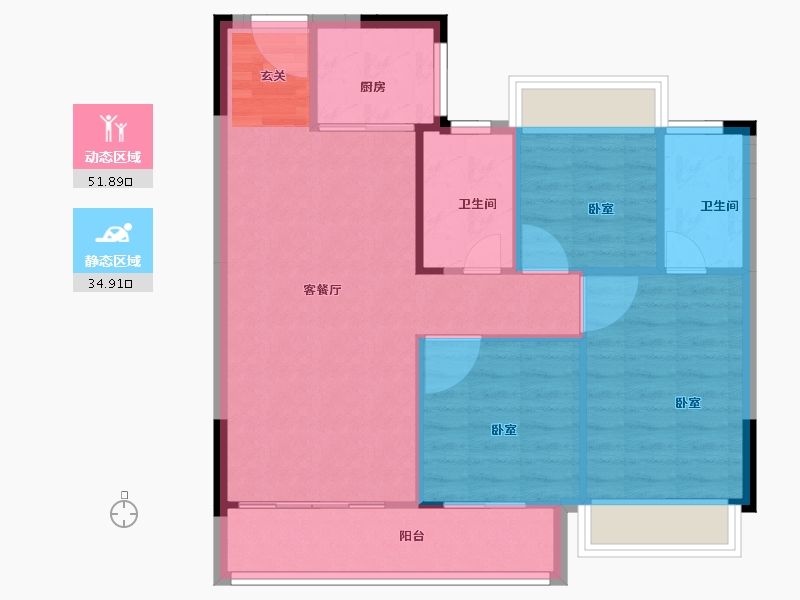 江西省-抚州市-华章硕丰八方城-79.00-户型库-动静分区