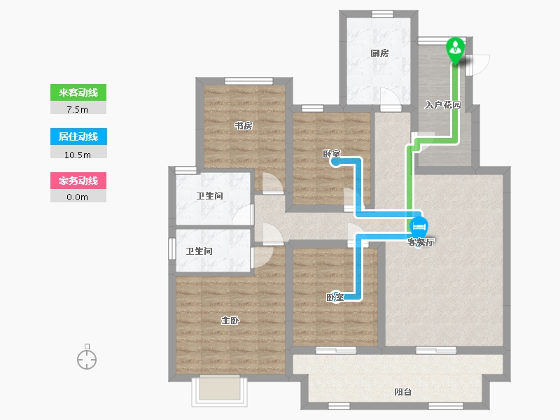 江苏省-镇江市-路劲·港欣城-102.00-户型库-动静线