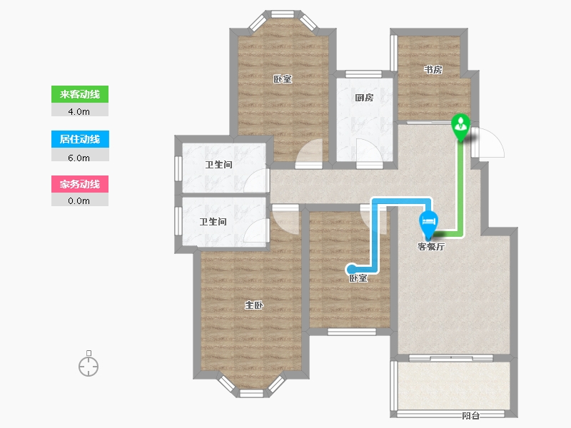 江苏省-扬州市-蜀冈金地-94.49-户型库-动静线