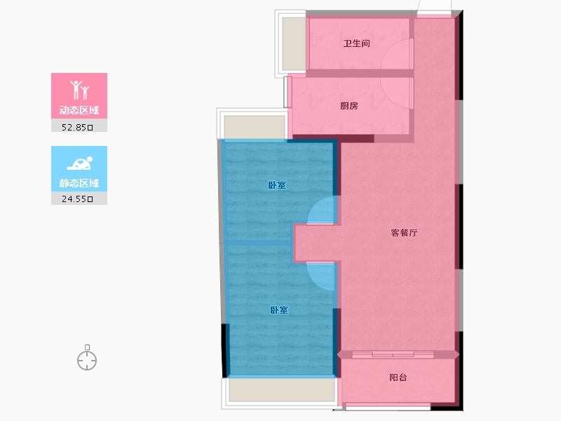 江苏省-南通市-优山美地名邸-69.00-户型库-动静分区