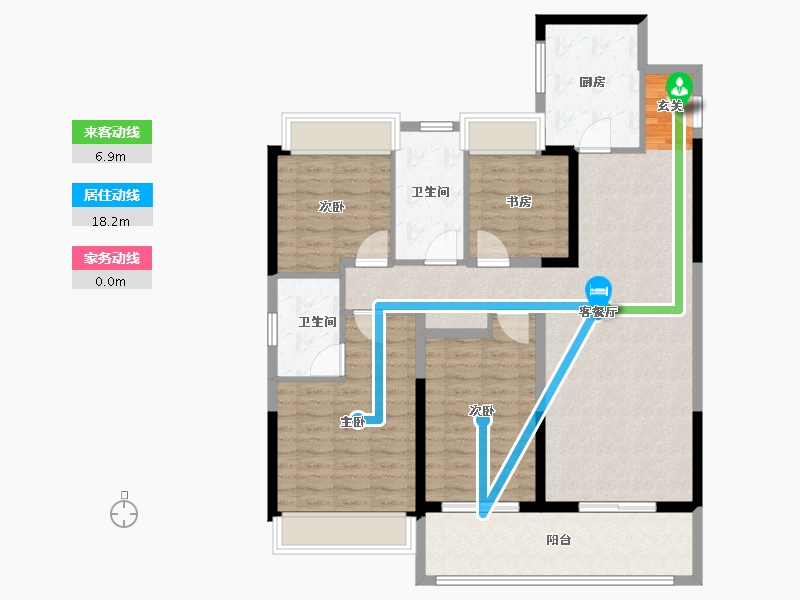 江苏省-苏州市-金茂智慧科学城-115.00-户型库-动静线