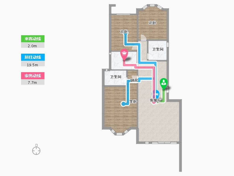 安徽省-宿州市-彼岸星城·融耀-91.00-户型库-动静线