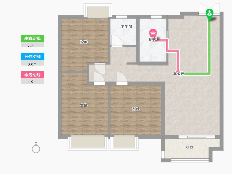 江苏省-盐城市-中南熙悦-93.31-户型库-动静线