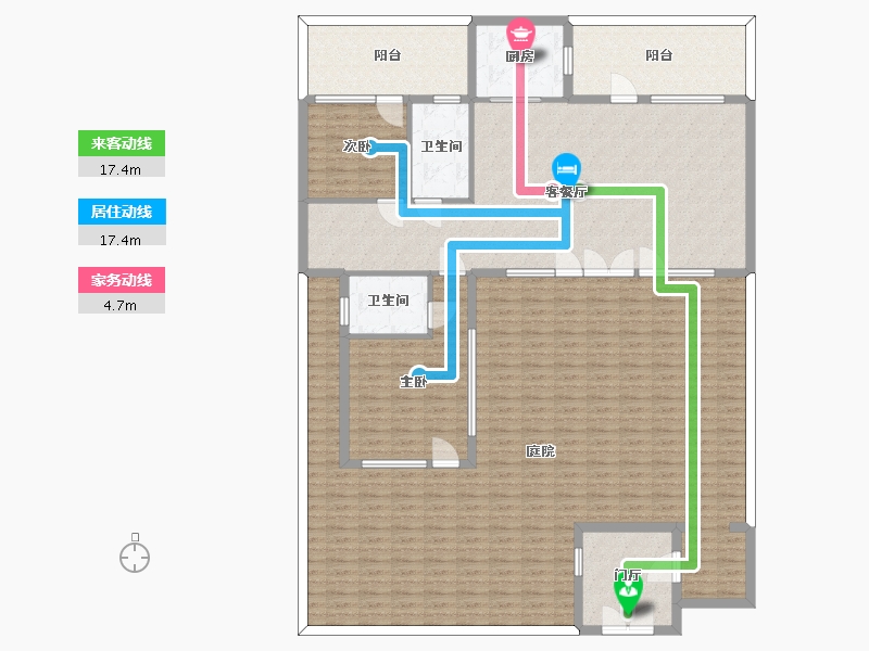 云南省-保山市-景业高黎贡小镇-210.52-户型库-动静线