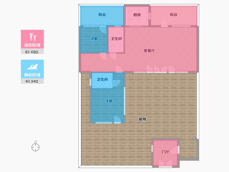 云南省-保山市-景业高黎贡小镇-210.52-户型库-动静分区