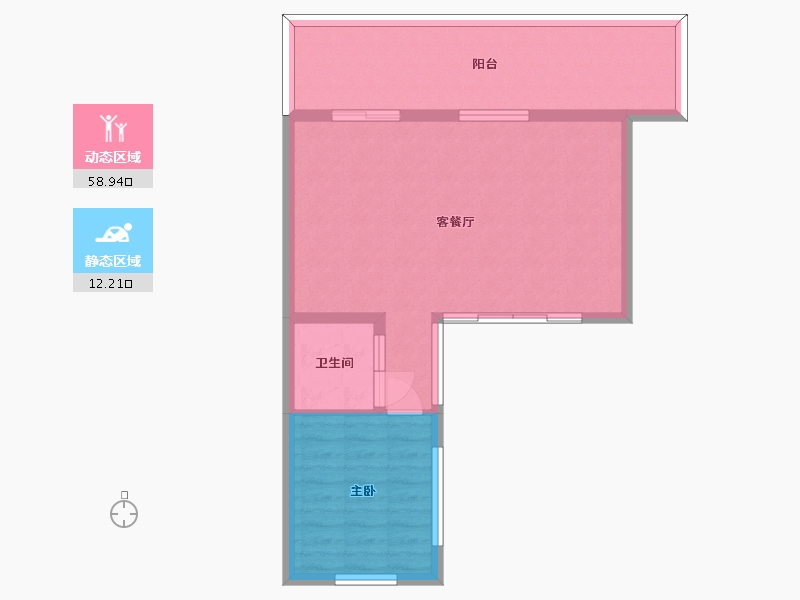 云南省-保山市-和顺颐庭温泉小镇-64.49-户型库-动静分区