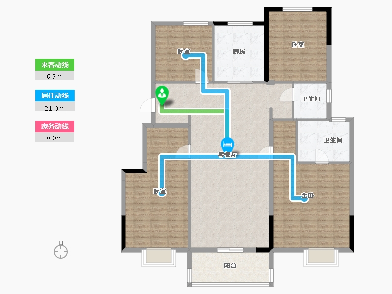 江苏省-镇江市-金辉·芸都尚院-151.60-户型库-动静线