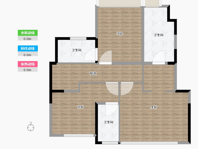 江苏省-苏州市-江南沄著-132.00-户型库-动静线