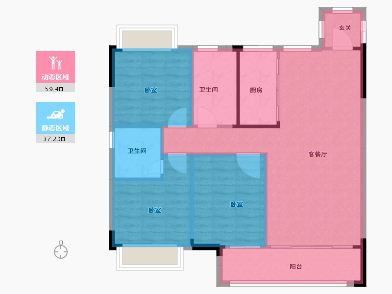 江西省-抚州市-华章硕丰八方城-88.00-户型库-动静分区