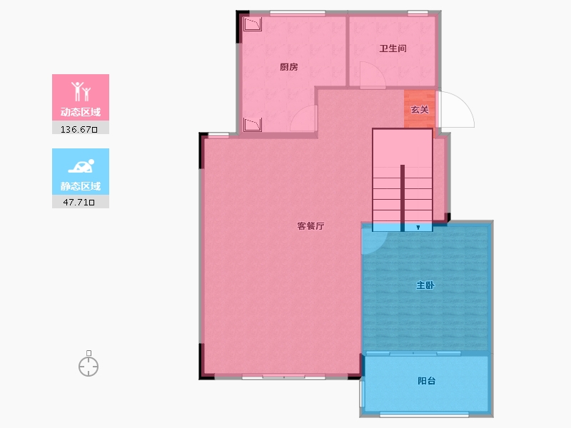 江苏省-南京市-汤山温泉康养小镇-174.00-户型库-动静分区