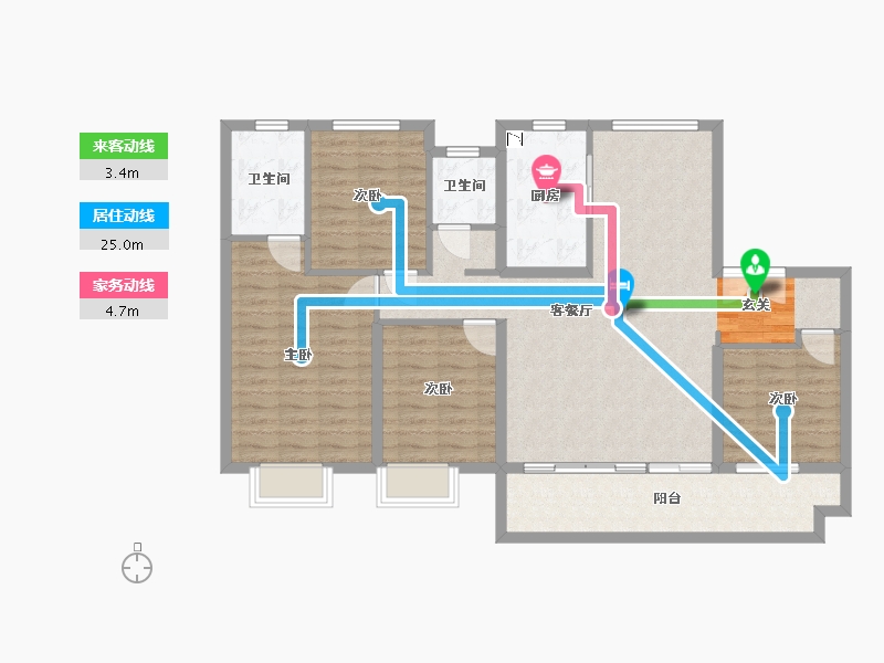 江苏省-盐城市-中南熙悦-114.00-户型库-动静线