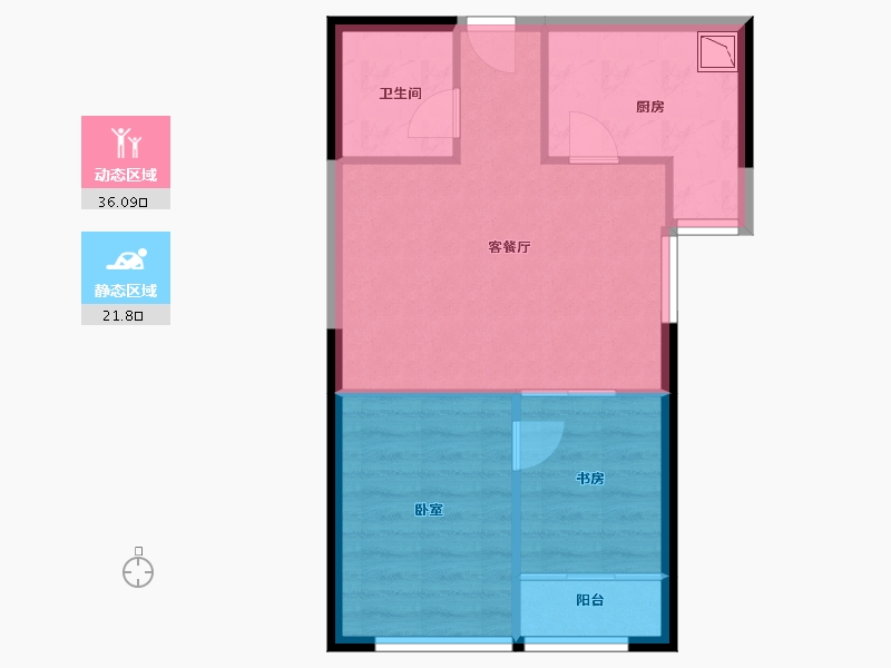 甘肃省-兰州市-城关江南明珠-52.05-户型库-动静分区