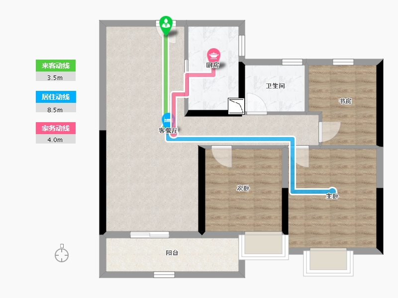 江苏省-南通市-江海都会-78.01-户型库-动静线