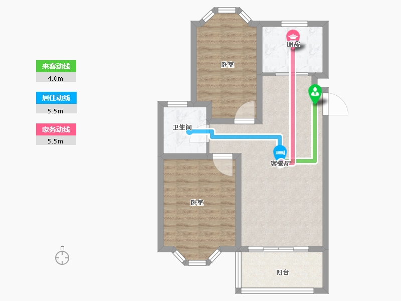 江苏省-扬州市-蜀冈金地-68.12-户型库-动静线