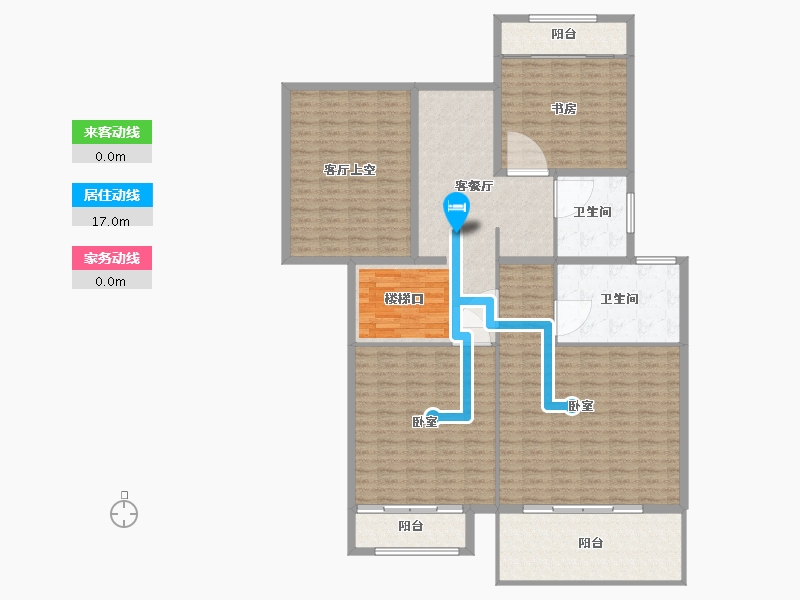 江苏省-苏州市-苏高新禹洲·山云庭-168.01-户型库-动静线