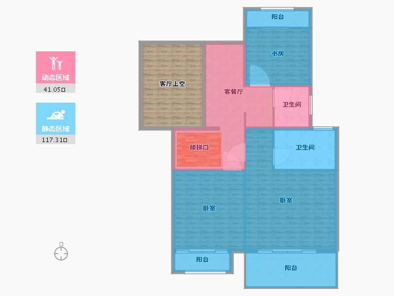 江苏省-苏州市-苏高新禹洲·山云庭-168.01-户型库-动静分区