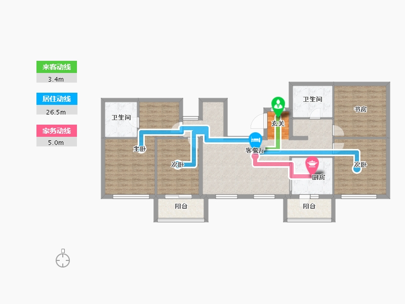 江苏省-南京市-弘阳·悦禧苑-112.00-户型库-动静线