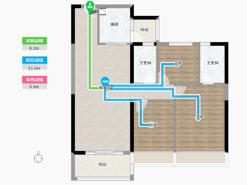 陕西省-安康市-碧桂园金州府-93.21-户型库-动静线