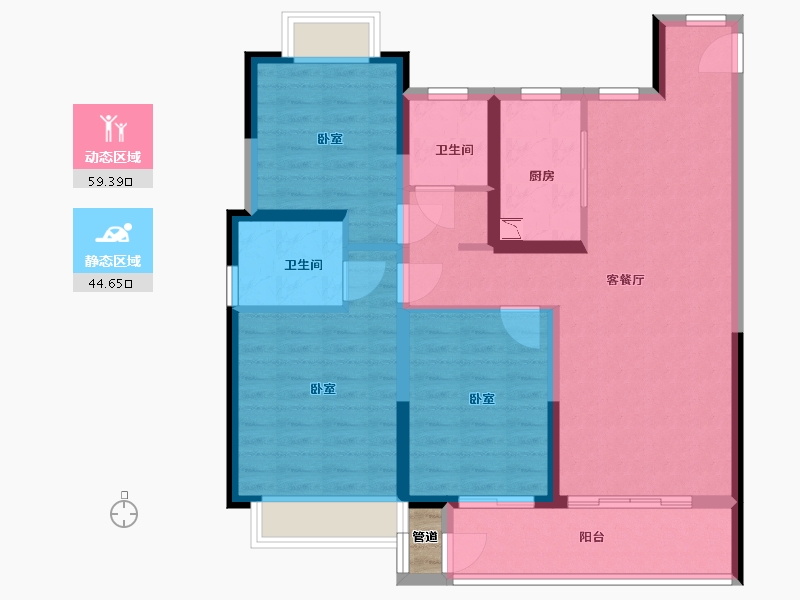 安徽省-宿州市-千禧城-94.00-户型库-动静分区