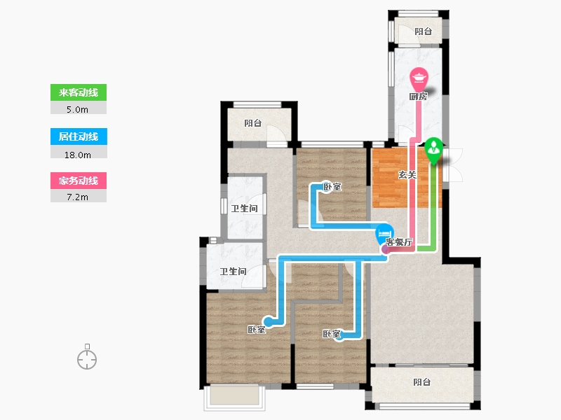 江苏省-苏州市-佳兆业悦峰-99.00-户型库-动静线