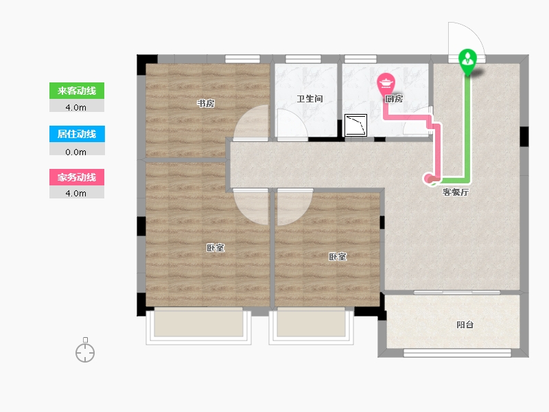 江西省-抚州市-明屹明樾台-77.00-户型库-动静线