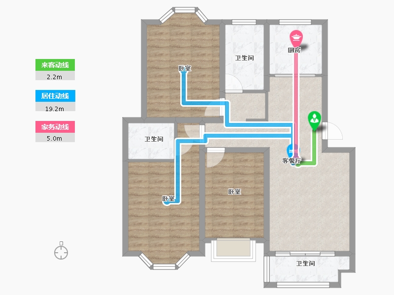 江苏省-盐城市-富方东方绿洲-93.00-户型库-动静线