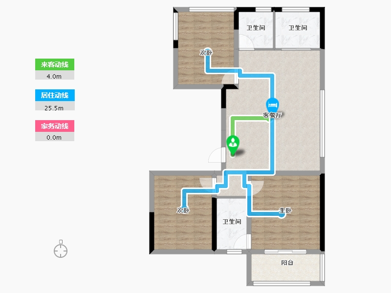 浙江省-台州市-中梁首府壹号-94.00-户型库-动静线