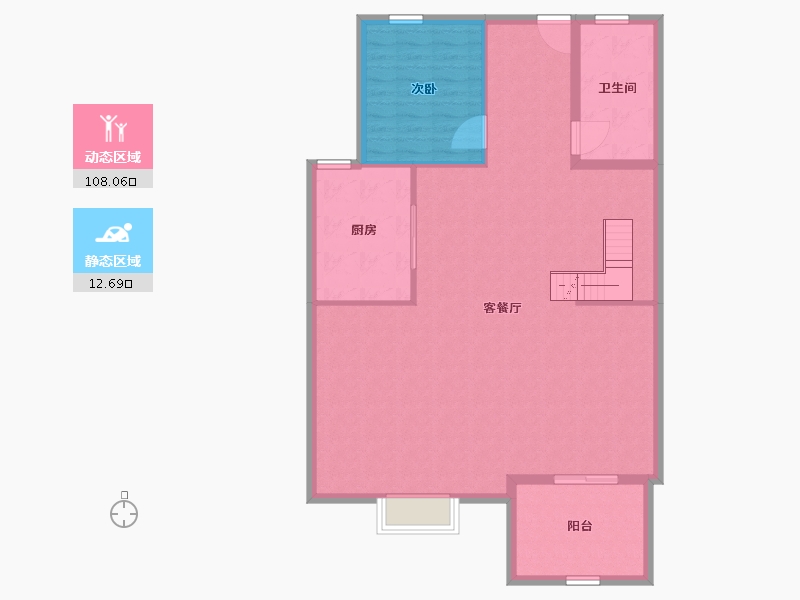 江苏省-南通市-万科翡翠东第(万科院子)-112.00-户型库-动静分区